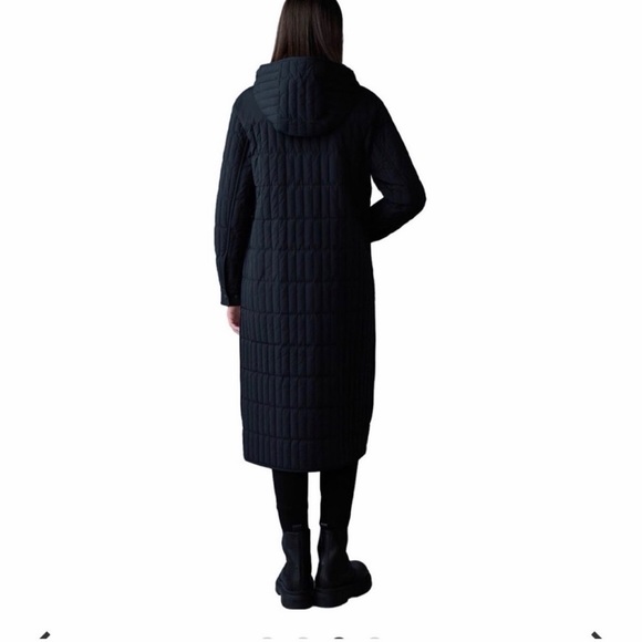 NWT Mackage Tadoka Down Quilted Trench Coat - Picture 2 of 8